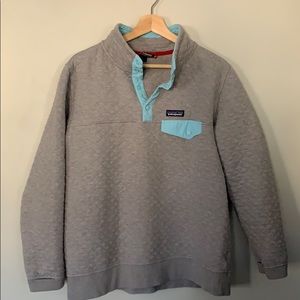 Patagonia quilted pullover, size L